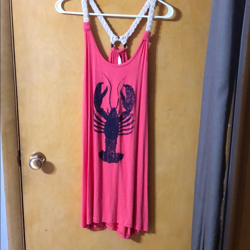 NWOT Pink Swimsuit Coverup